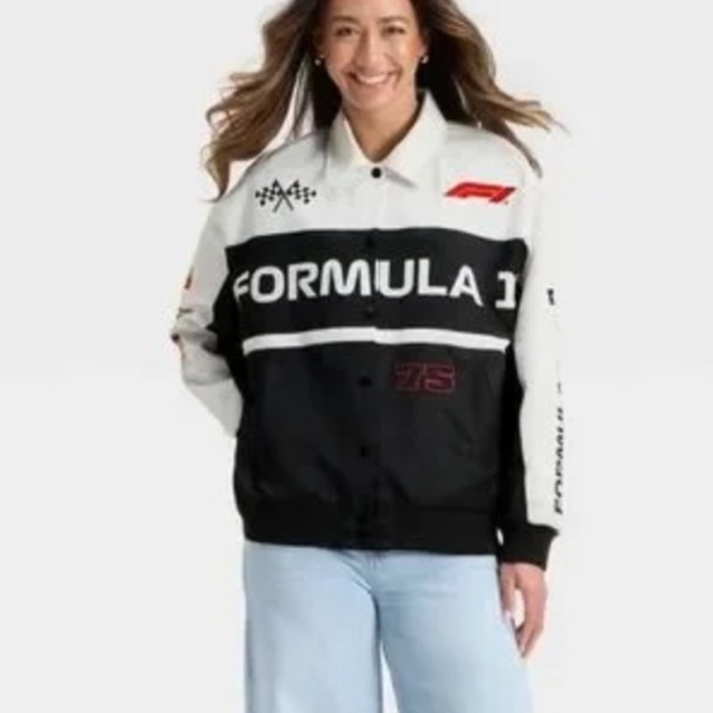 Official licensed Formula 1 black white jacket size XL